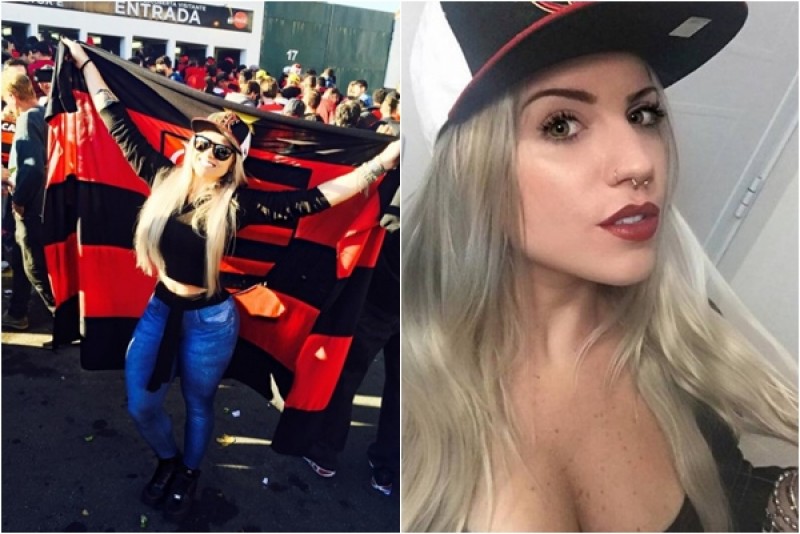 Mulher de goleiro do Flamengo conquista torcedores com fotos sensuais